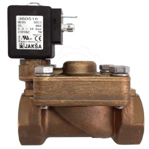 Jakša M260 solenoid valve 0.3-12bar G1'' NBR 230V AC (360518)