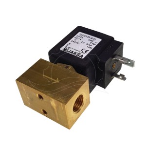 Jakša D221 solenoid valve 0-25bar G1/4'' FPM 24V DC (320545)