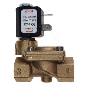 M&M B205DBZ solenoid valve 0.3-16bar G1/2'' NBR 24V AC