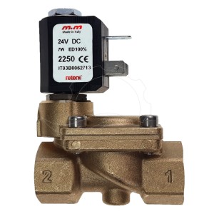 M&M B205DBZ solenoid valve 0.3-16bar G1/2'' NBR 24V DC