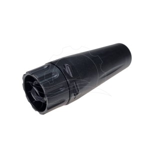 R+M ST-75 foam gun nozzle, black, short, M18