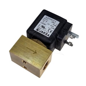 Jakša D221 solenoid valve 0-35bar G1/4'' FPM 24V AC (320531)