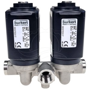 Bürkert 6240 solenoid valve 1-160bar G3/8'' DF VA 24V AC/DC