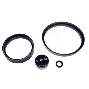 Mixrite dispenser upper and lower piston sleeve (22, 41, 42)