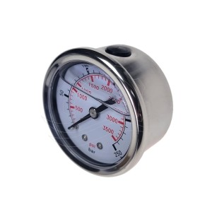 Glycerine pressure gauge 0-160bar 50mm (rear connection)