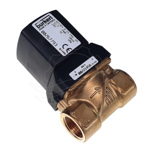 Bürkert 6213 solenoid valve 0-10bar DN13 G1/2'' FKM MS 24V DC