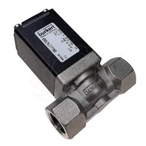 Bürkert 0256 solenoid valve 0-0.4bar G1/2'' FKM VA 24V DC