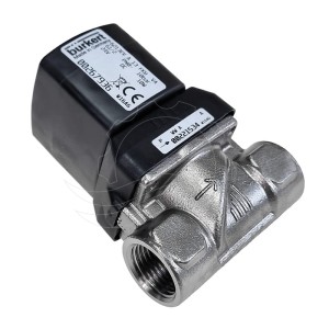 Bürkert 6213 solenoid valve 0-10bar DN13 G1/2'' FKM VA 24V DC