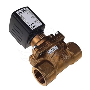 Bürkert 6281 B solenoid valve 0.2-16bar G1/2'' FKM MS 24V DC