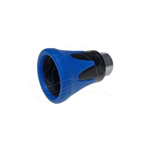 Nozzle cover R+M ST-10 blue-black G1/4'' (inox)