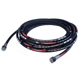 Selwash rubber hydraulic hose DN6 1SN 13m