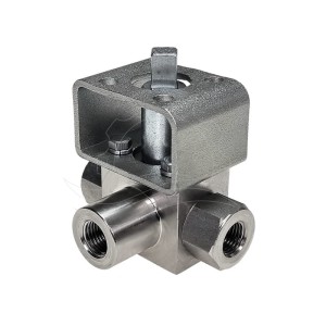 3-way ball valve HPC HB23 G1/4'' PTFE