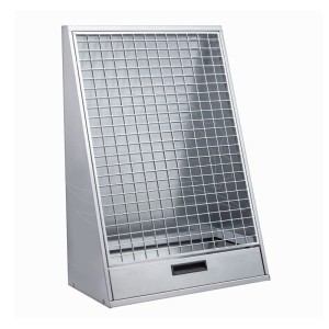 Single-sided rug beater 63x92x35cm (galvanized)