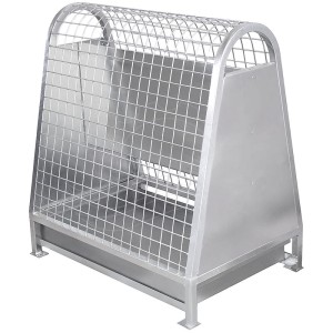 Double-sided rug beater 100x105x65cm (galvanized)