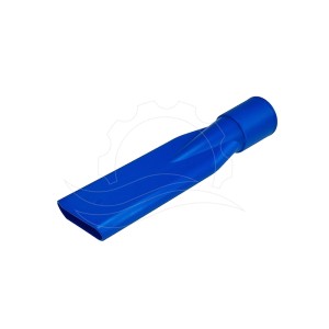 Vacuum cleaner nozzle, plastic, classic, 38mm, short, blue