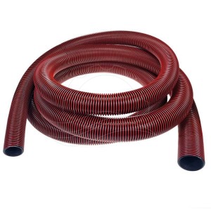 Red tapered vacuum cleaner hose 38/50mm 5m