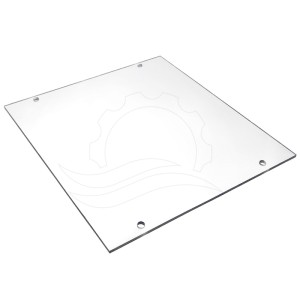 Cover glass for the coin acceptor and BKF key reader